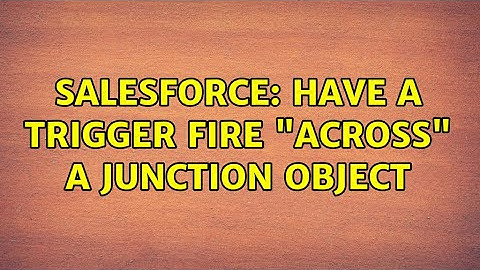 Salesforce: Have a trigger fire "Across" a junction object