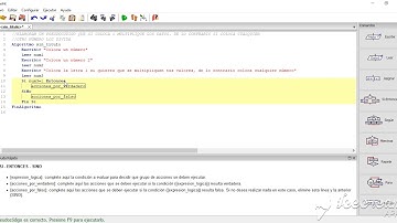 Pseudocódigo con estructura Condicional