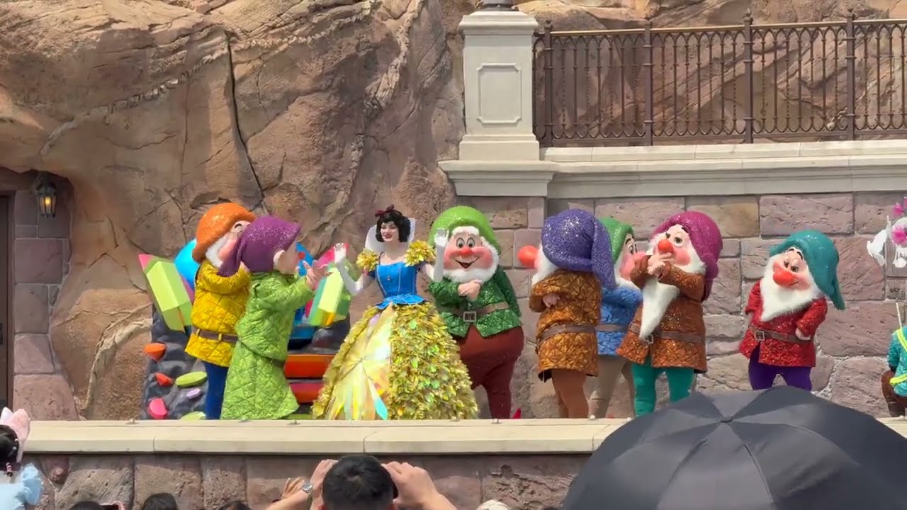 [4K] Shanghai Disneyland : Golden Fairytale Fanfare Show April 2025