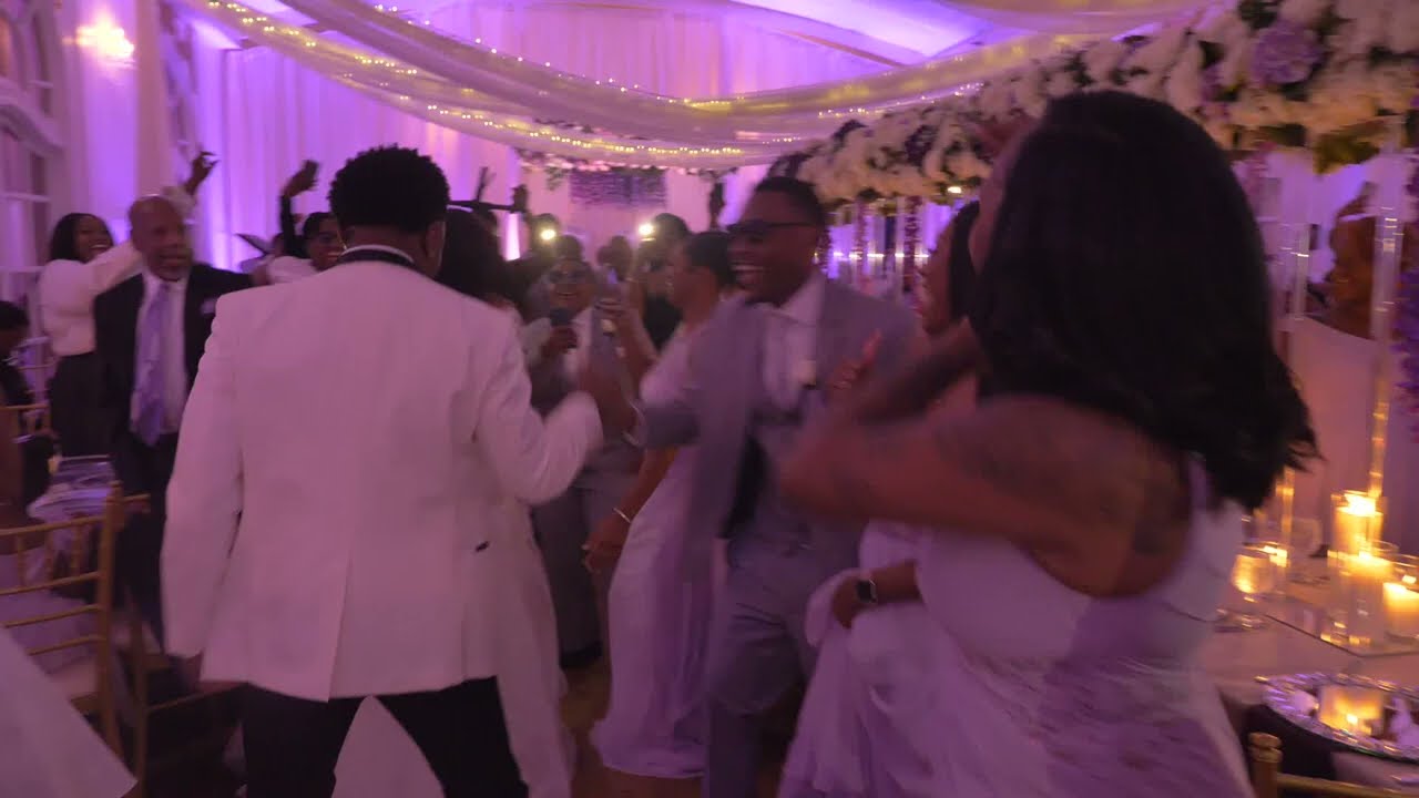 Super LIT Wedding Reception Entrance