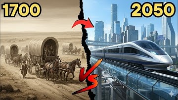 1700 Vs 2050 - Train Evolution From Horse wagons To bullets Train