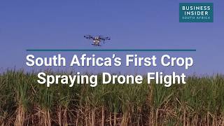 South Africa's first crop spraying drone takes flight