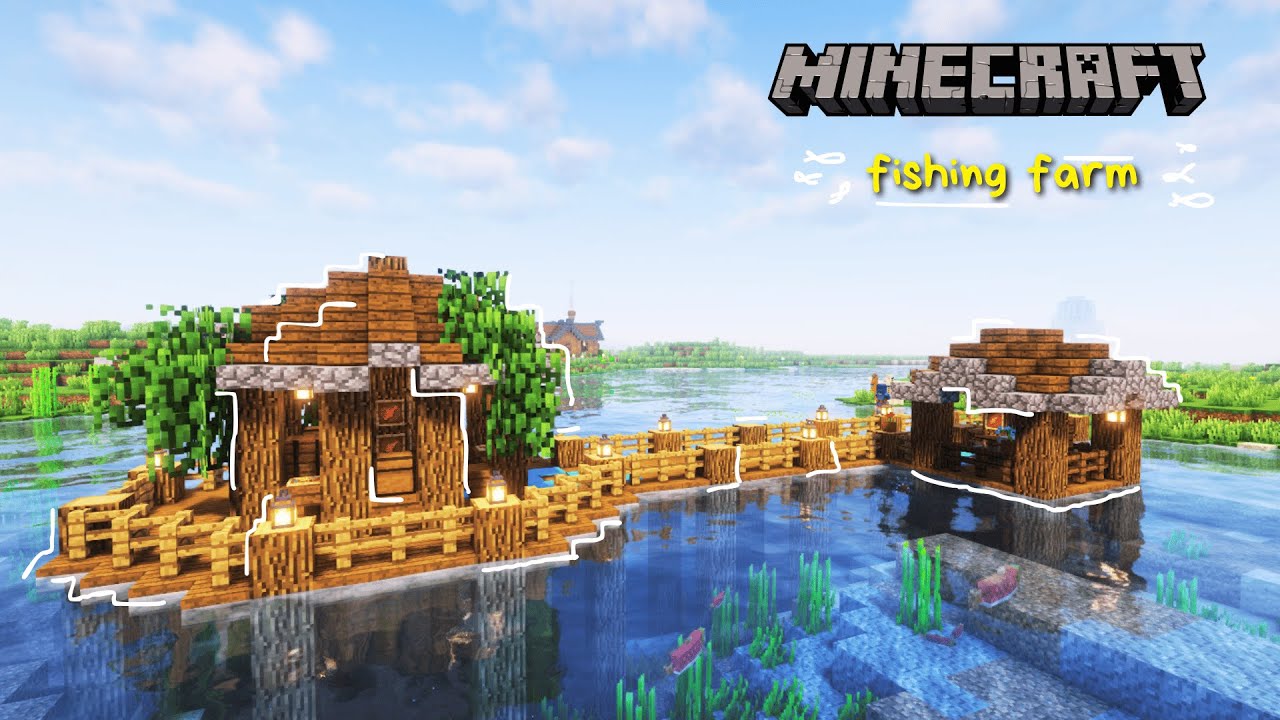 Minecraft BEST and Decorated Fish Farm - [Tutorial] - 1.21+ - YouTube