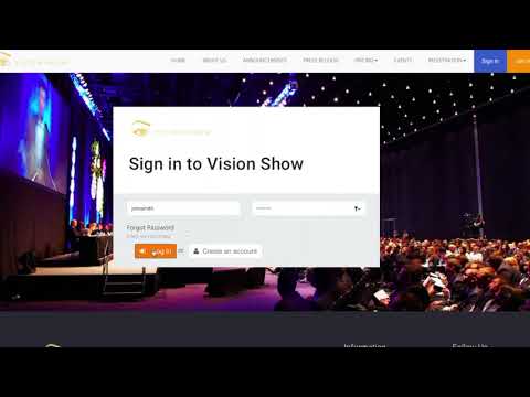 How to search for Dr. Contact Lens on Vision Show