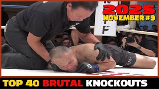 Top 40 Brutal KO集 | November 2025 #9 (MMA•Muay Thai•Boxing•kickboxen)