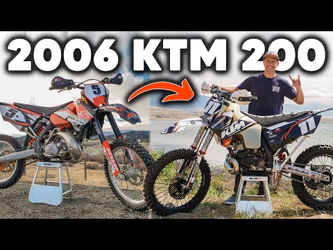 The Incredible Story of an 18-Year-Old KTM 200 - YouTube