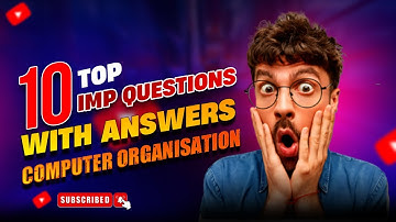 3rd sem Computers imps || Computer Organisation Imps || 3rd sem degree honours