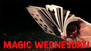 FLIPPING ONE CARD IN A DECK?!?! - MAGIC WEDNESDAY