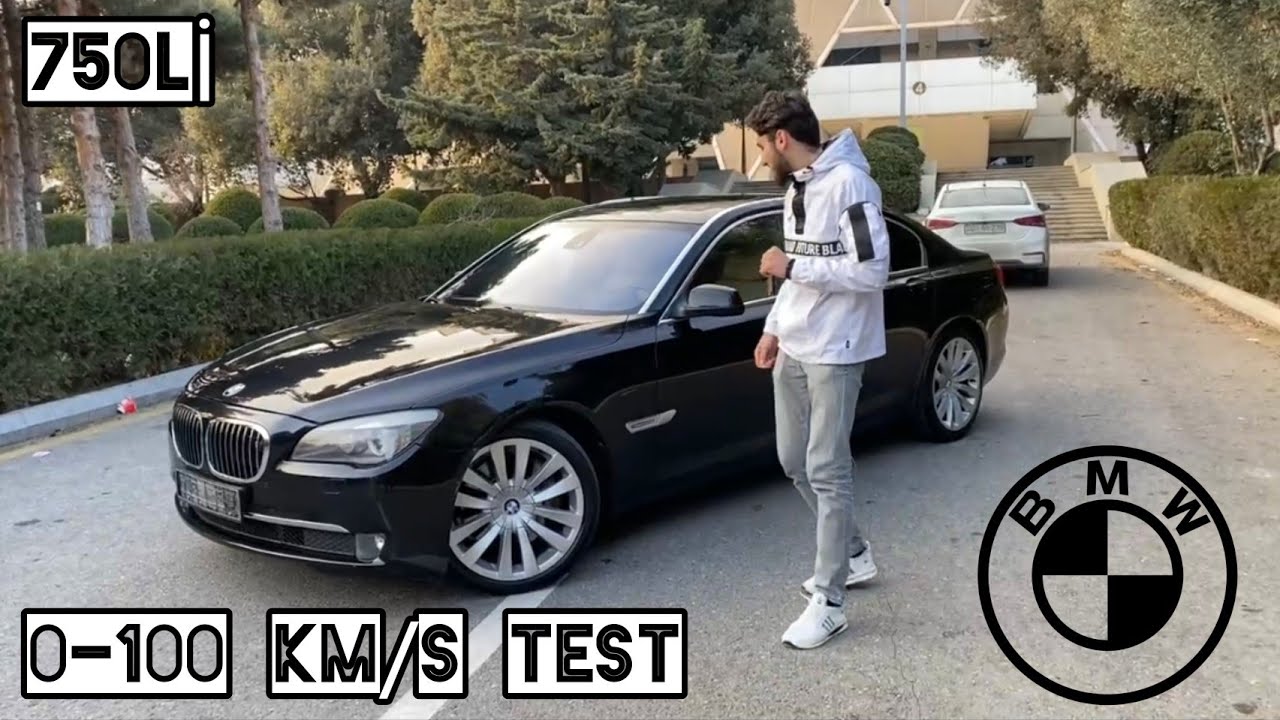 BMW 750Li ( F01 ) | 0-100 Km/s test | AvtoAnaliz #35 | SATILIR