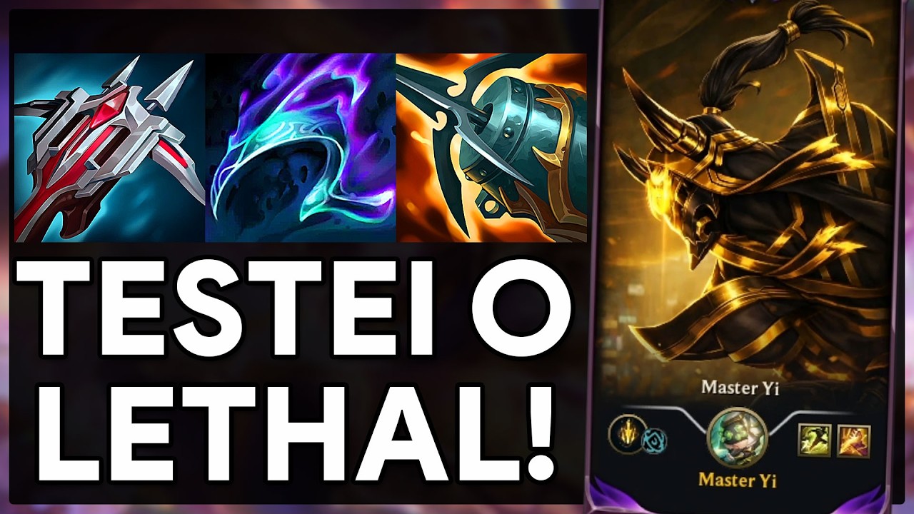 TESTEI UMA NOVA BUILD PRO YI! 🏆 (TOP DANO)