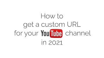 How to get a Custom URL for your YouTube Channel (YouTube Custom URL) (2021)