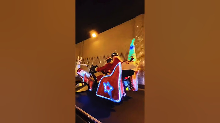 Ông già noel cưỡi tuần lộc ngoài đời thật ! #shorts