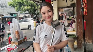 LIVE Street Cafe! - Join the Friendliest Community ❤️ PloySai Coffee Lady in Bangkok Thailand