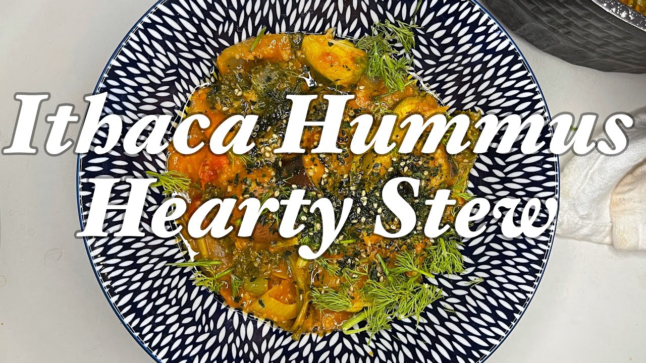 Ithaca Roasted Bell Peeper Hummus Vegetable Stew (Vegan Gluten Free