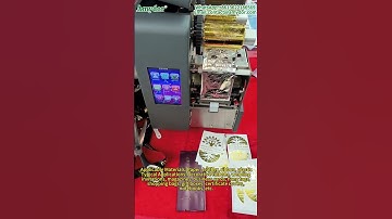 Digital hot foil printer for hang tag and certificate#tags  #hotfoil  #machine