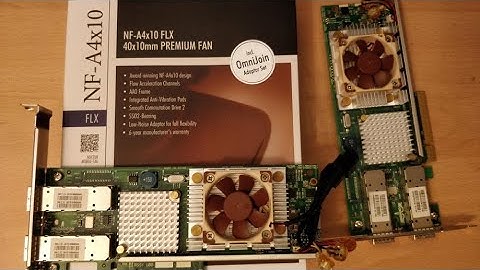 Noisy fans no more! - Noctua NF-A4x10 FLX - 10Gb Home Server