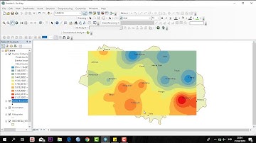 Tutorial Interpolasi metode IDW dan Kriging