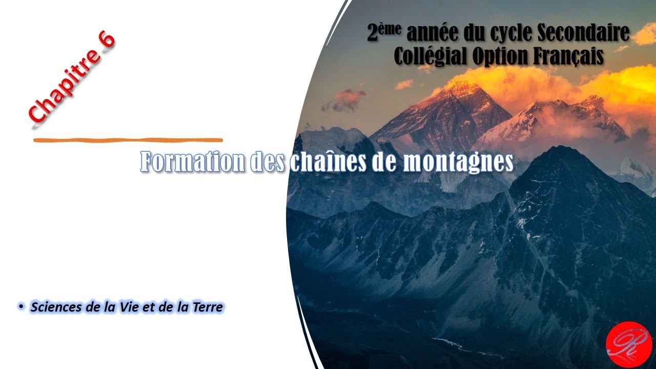 La formation des chaînes de montagnes 2ème année du cycle secondaire