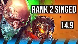 SINGED vs VIKTOR (MID) | Rank 2 Singed, 1700+ games, 12/5/22 | EUW Grandmaster | 14.9