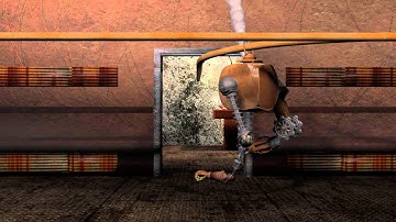 Steampunk Robot Chess Animation