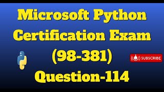 Celebrity python certification exam Question-114 Profile