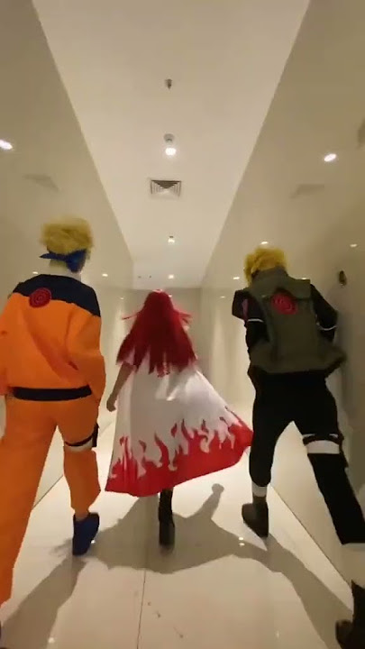 Minato left his job frr 😂 #naruto #kushina #minato #cosplay #notmine