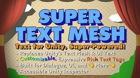 Super Text Mesh Trailer