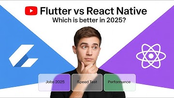 Flutter vs React Native in 2025 – Which One Should You Learn?  | Performance, Jobs & UI in 2025