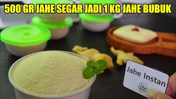 Ide Usaha Untung Manis: Jahe Instan Bubuk Tahan 3 Bulan
