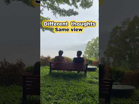Different thoughts same view !