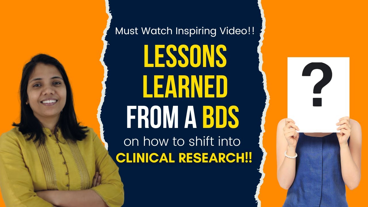 Lessons Learned From A BDS In Clinical Research Industry | Non Clinical Career Options For BDS