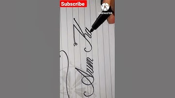 Arun Kalish name in cursive writing hand writing