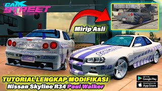 Cara Modifikasi Nissan Skyline R34 Paul Walker - Car Parking Multiplayer Indonesia screenshot 1