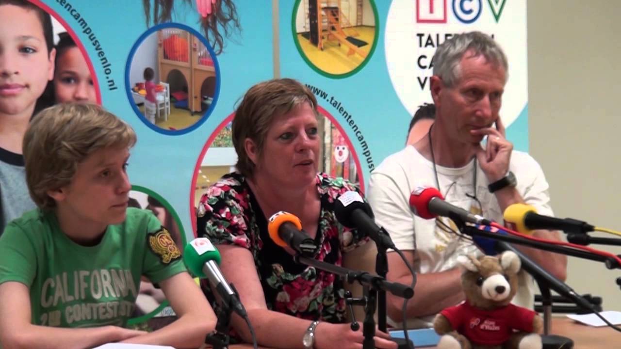 Persconferentie goede doelen Talentencampus Venlo