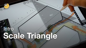 Intro to Scale Triangle in Morpholio Trace – The Best Sketch & Draw App for Architects on iPad