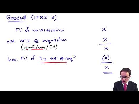 Vídeo: Como você calcula o IFRS do goodwill?