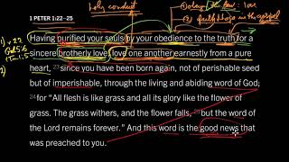 How God Purifies Our Souls from Sin: 1 Peter 1:22–25, Part 1