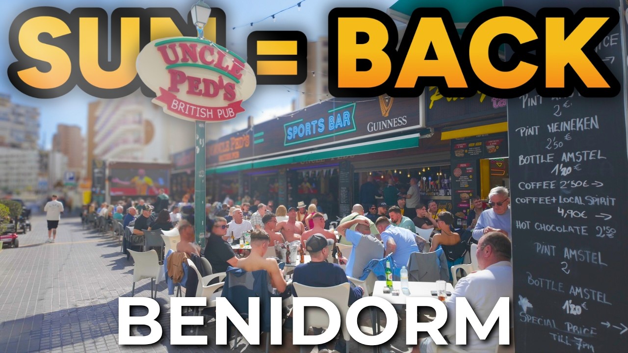 Benidorm on a Saturday — Uncle Ped's, Levante Beach & Weather Forecast!