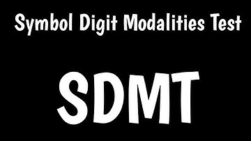 Symbol Digit Modalities Test | SDMT For Cognitive Disfunction |