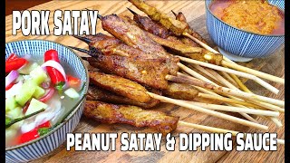 How To Make Pork Satay | Peanut Sauce | Dipping Sauce | Youtube