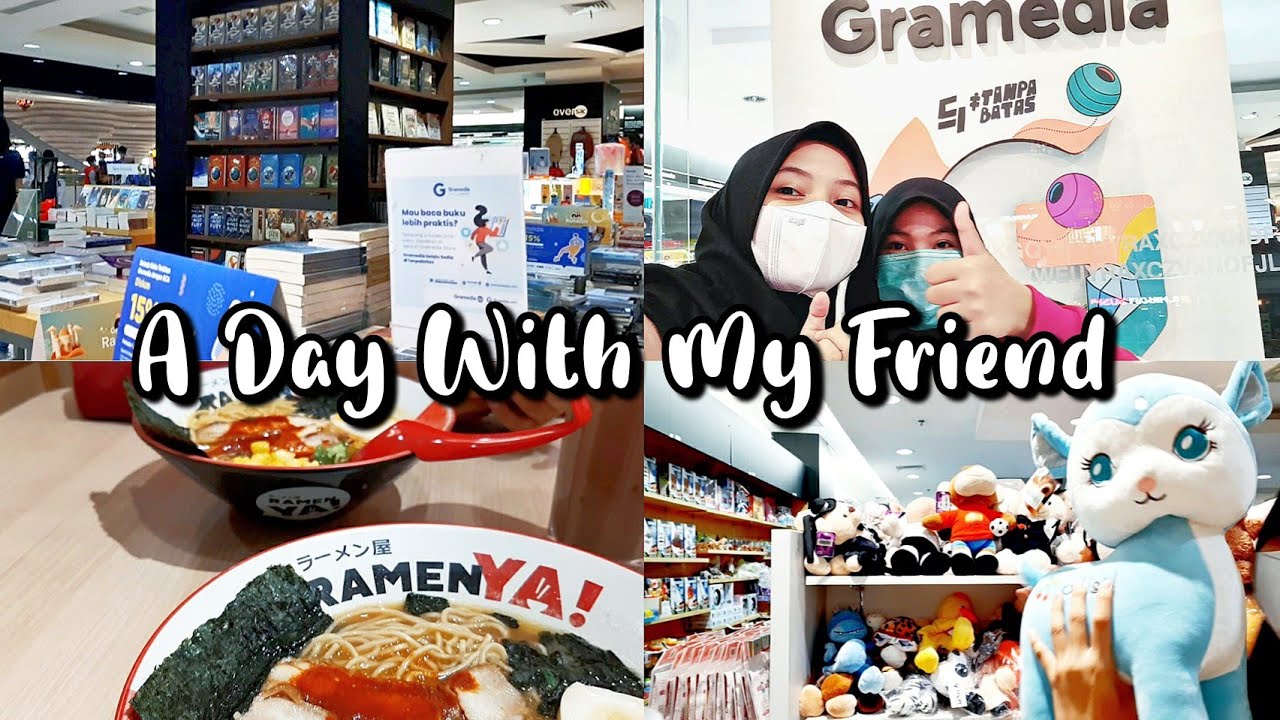 A DAY WITH MY FRIEND 🍜🥤 | First Vlog - YouTube