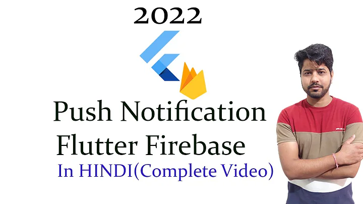 Push Notification in Flutter using Firebase Complete Video FCM and Local Notifications 2022 in Hindi