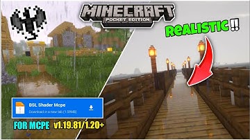 RTX Realistic Shader For Minecraft PE 1.19.83 / 1.20+ 🥰 | [ 100% Working ] Render Dragon