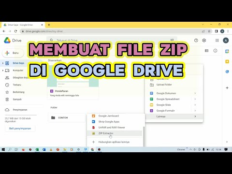 Video: Bagaimana cara zip folder di Google Drive?