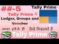 Ledger, Group, Voucher in tally prime | ledger and group creation in tally prime | #ledger 
