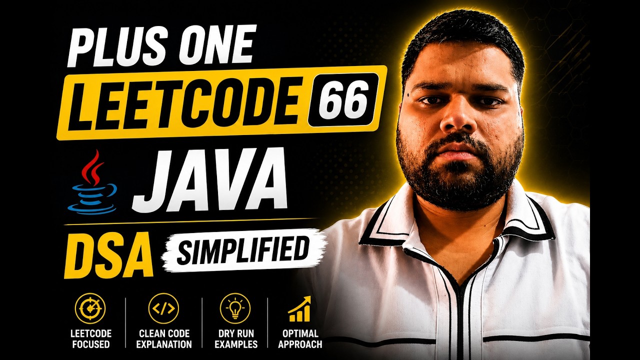 Plus One LeetCode 66 Java DSA Simplified - YouTube