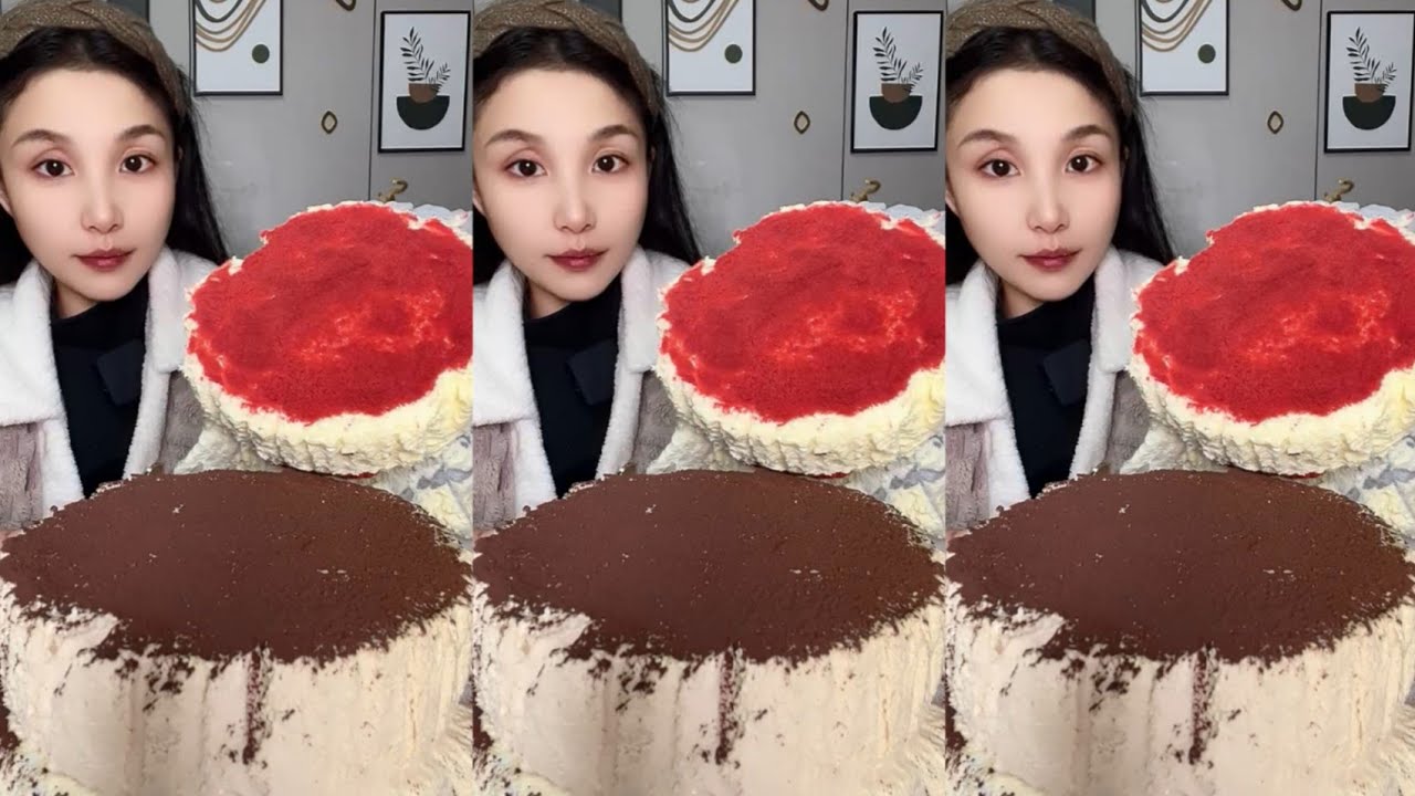 ASMR MUKBANG Red Velvet Cake EATING SHOW|소리좋은 러가지 음식 먹방 모음이 팅쇼 리얼 사운드 ...