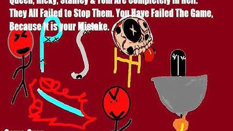 Alphabet Adventures (PC Bootleg) Continue + Game Over as Q R S T