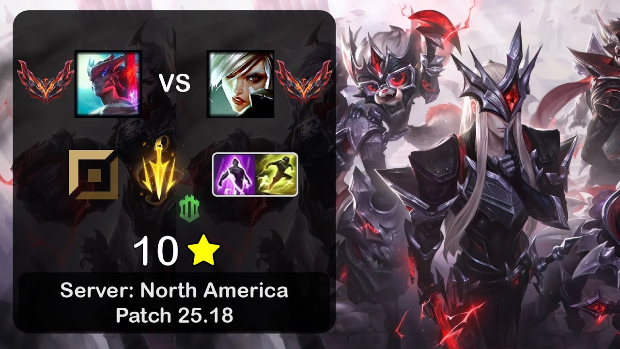 Yone Top vs Riven - NA GrandMaster - Patch 25.18