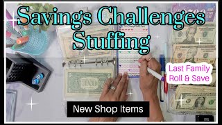 Time To Save Some Money 🤑 | Savings Challenges Stuffing | New Shop Items 🥳#savingmoney